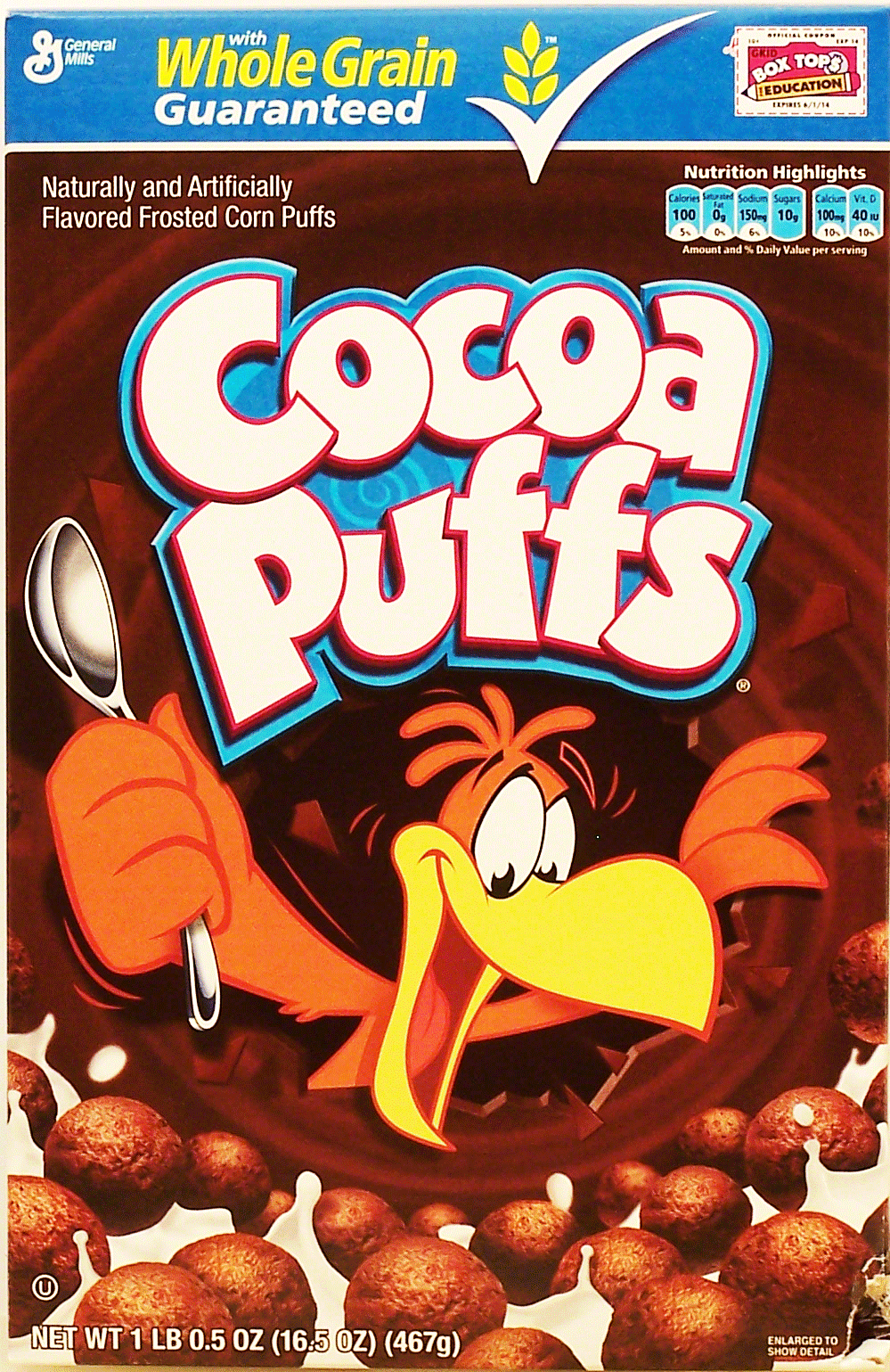 General Mills Cocoa Puffs flavored frosted corn puffs Full-Size Picture